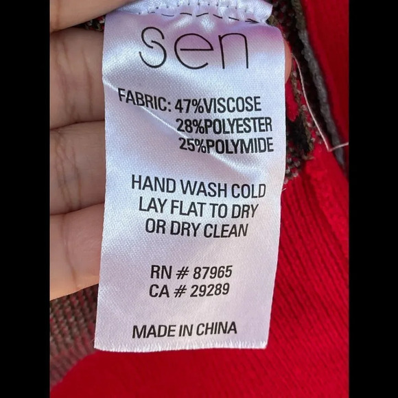 Sen cocoon camoflage open sweater m - Picture 5 of 15